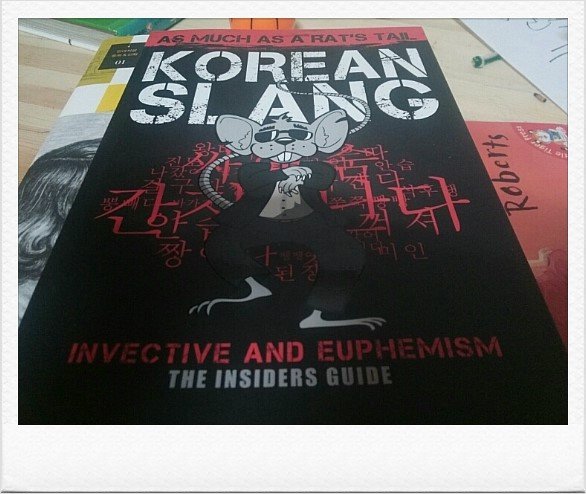KOREAN SLANG 한국 비속어 한국인이나 외국인 모두에게 필요한 책, 재밌네!