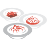 Some Korean side dishes, called panchan